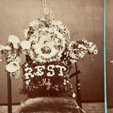 REST, W.H. Swan, Ludlow Vermont c. 1880s Funerary Memorial Cabinet Card