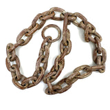 38 Inch Carved and Painted Whimsy Chain with Hook and Ring Ends