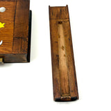 Friendship, Love and Truth, Mary Karowske's Wonderful Hidden Compartment Book Box with Carving and Inlays, 1900