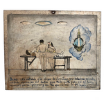 SOLD Vintage Mexican Folk Art Retablo, Miracle on Operating Table