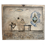 SOLD Vintage Mexican Folk Art Retablo, Miracle on Operating Table
