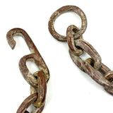 38 Inch Carved and Painted Whimsy Chain with Hook and Ring Ends
