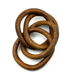 Five Interlocking Rings, Satisfying Old Hand Carved Whimsy