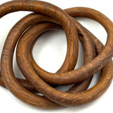 Five Interlocking Rings, Satisfying Old Hand Carved Whimsy