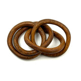 Five Interlocking Rings, Satisfying Old Hand Carved Whimsy