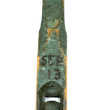 September 13, 1927 Carved Whimsy with Deco-esque Handle in Best Aqua Blue Paint