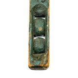 September 13, 1927 Carved Whimsy with Deco-esque Handle in Best Aqua Blue Paint