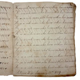 Rebecca Weiss's Lovely and Pointedly Poignant 1819 Penmanship Notebook