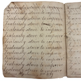 Rebecca Weiss's Lovely and Pointedly Poignant 1819 Penmanship Notebook