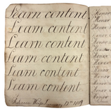 Rebecca Weiss's Lovely and Pointedly Poignant 1819 Penmanship Notebook