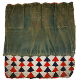 Antique Tonga (Zimbabwe) Dance Apron, Gorgeous Patterned Beadwork on Indigo