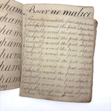 Rebecca Weiss's Lovely and Pointedly Poignant 1819 Penmanship Notebook