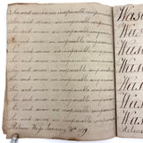 Rebecca Weiss's Lovely and Pointedly Poignant 1819 Penmanship Notebook