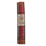 "The Guide to Happines" Christmas 1848 Punch Paper Embroidery Bookmark