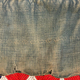 Antique Tonga (Zimbabwe) Dance Apron, Gorgeous Patterned Beadwork on Indigo