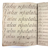 Rebecca Weiss's Lovely and Pointedly Poignant 1819 Penmanship Notebook
