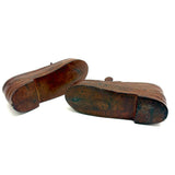 Unusual, Substantial Pair of (Heavy!) Metal Salesman Sample/Display Loafers with Tassels