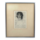 Andaluciana, 1966 Graphite Signed Etching by David Bumbeck (American, 1940-2026)