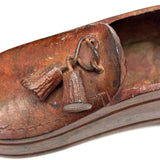 Unusual, Substantial Pair of (Heavy!) Metal Salesman Sample/Display Loafers with Tassels