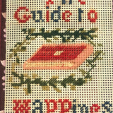 "The Guide to Happines" Christmas 1848 Punch Paper Embroidery Bookmark