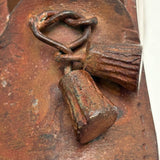 Unusual, Substantial Pair of (Heavy!) Metal Salesman Sample/Display Loafers with Tassels