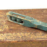 September 13, 1927 Carved Whimsy with Deco-esque Handle in Best Aqua Blue Paint