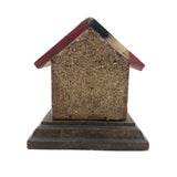 1914 WW1 Folk Art House Shaped Match Dispenser + Striker