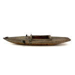 Perfectly Weathered Antique Wooden Model Boat Hull