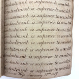 Rebecca Weiss's Lovely and Pointedly Poignant 1819 Penmanship Notebook