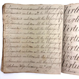 Rebecca Weiss's Lovely and Pointedly Poignant 1819 Penmanship Notebook