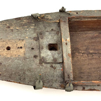 Perfectly Weathered Antique Wooden Model Boat Hull