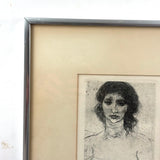 Andaluciana, 1966 Graphite Signed Etching by David Bumbeck (American, 1940-2026)