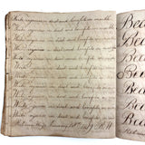 Rebecca Weiss's Lovely and Pointedly Poignant 1819 Penmanship Notebook