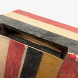 1914 WW1 Folk Art House Shaped Match Dispenser + Striker