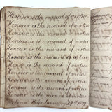 Rebecca Weiss's Lovely and Pointedly Poignant 1819 Penmanship Notebook