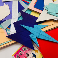 Huge Vintage Origami Lot: First Edition Mid-Century Books, Tons of Paper, and A Few Creations!