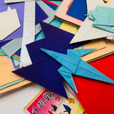 Huge Vintage Origami Lot: First Edition Mid-Century Books, Tons of Paper, and A Few Creations!