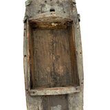 Perfectly Weathered Antique Wooden Model Boat Hull