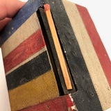 1914 WW1 Folk Art House Shaped Match Dispenser + Striker