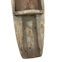 Perfectly Weathered Antique Wooden Model Boat Hull
