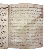 Rebecca Weiss's Lovely and Pointedly Poignant 1819 Penmanship Notebook