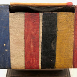 1914 WW1 Folk Art House Shaped Match Dispenser + Striker