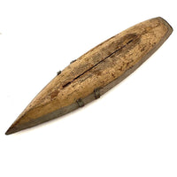 Perfectly Weathered Antique Wooden Model Boat Hull