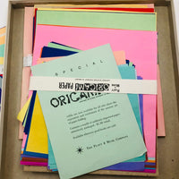 Huge Vintage Origami Lot: First Edition Mid-Century Books, Tons of Paper, and A Few Creations!
