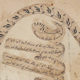 (The Word "And" Appears 46,227 Times) Amazing 1835 Paper Cut "Bible" with Hand-inked Calligraphic Deconstruction