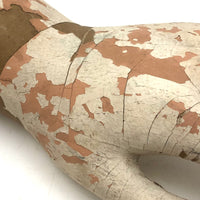 Evocative Old Wooden Mannequin Hand in Chippy Paint