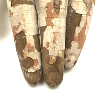 Evocative Old Wooden Mannequin Hand in Chippy Paint