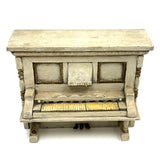 Amazing Cigar Box Wood Miniature Folk Art Piano