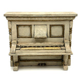 Amazing Cigar Box Wood Miniature Folk Art Piano