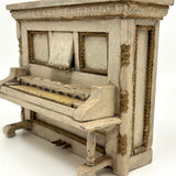 Amazing Cigar Box Wood Miniature Folk Art Piano